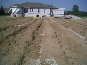 extended leaching bed septic system